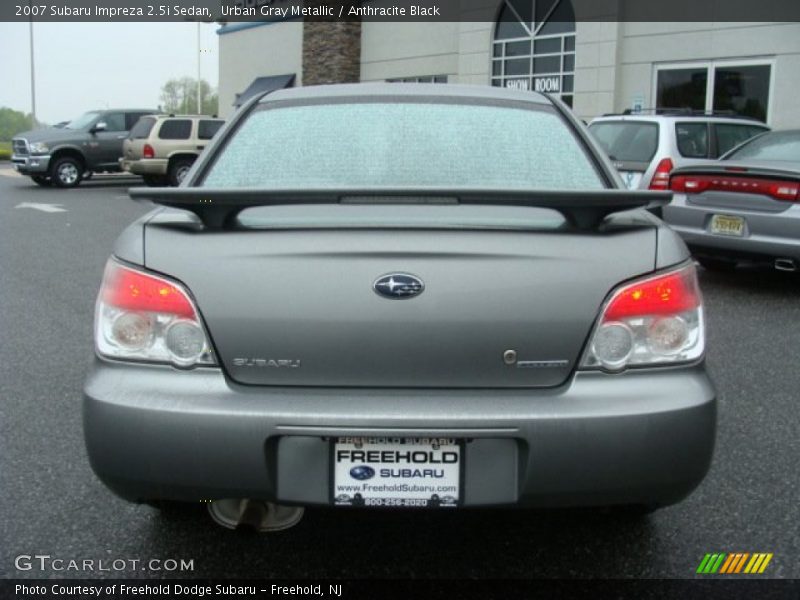 Urban Gray Metallic / Anthracite Black 2007 Subaru Impreza 2.5i Sedan