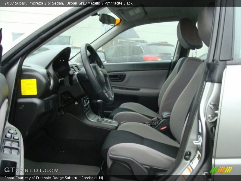 Urban Gray Metallic / Anthracite Black 2007 Subaru Impreza 2.5i Sedan