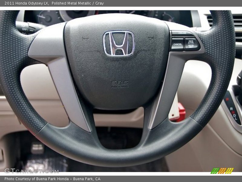 Polished Metal Metallic / Gray 2011 Honda Odyssey LX