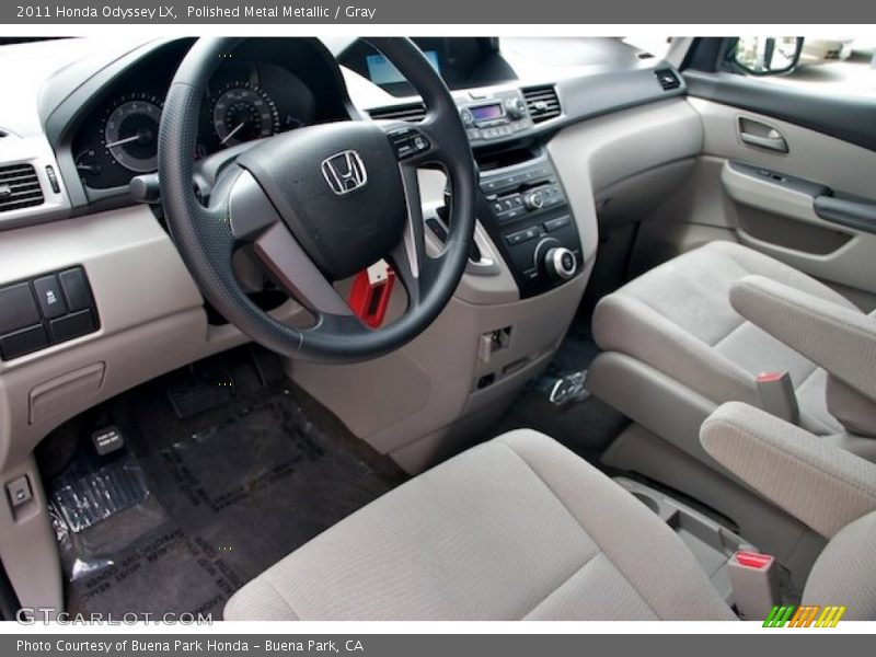 Polished Metal Metallic / Gray 2011 Honda Odyssey LX