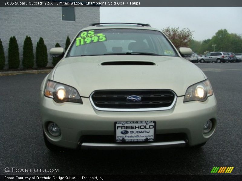 Champagne Gold Opal / Taupe 2005 Subaru Outback 2.5XT Limited Wagon