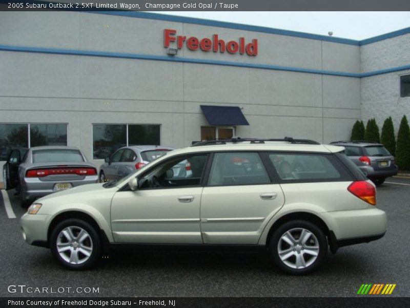 Champagne Gold Opal / Taupe 2005 Subaru Outback 2.5XT Limited Wagon