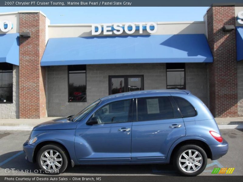 Marine Blue Pearl / Pastel Slate Gray 2007 Chrysler PT Cruiser Touring