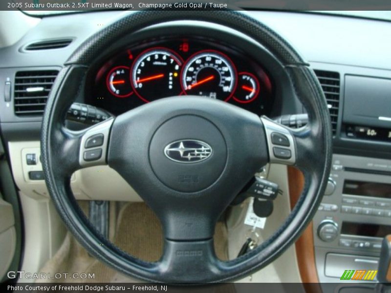 Champagne Gold Opal / Taupe 2005 Subaru Outback 2.5XT Limited Wagon