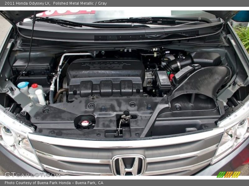 Polished Metal Metallic / Gray 2011 Honda Odyssey LX