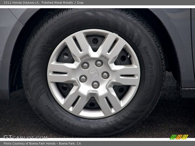 Polished Metal Metallic / Gray 2011 Honda Odyssey LX