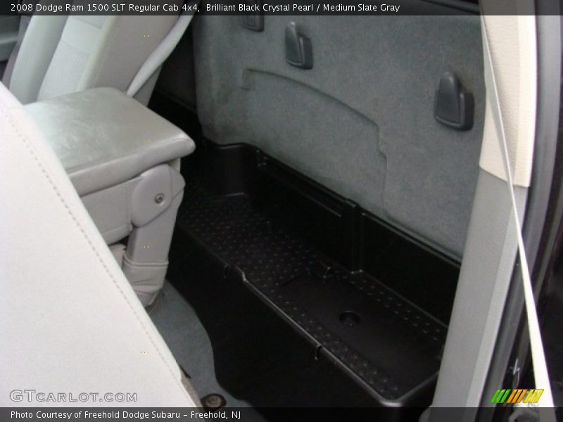 Brilliant Black Crystal Pearl / Medium Slate Gray 2008 Dodge Ram 1500 SLT Regular Cab 4x4