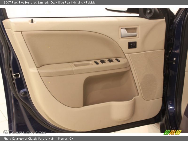 Dark Blue Pearl Metallic / Pebble 2007 Ford Five Hundred Limited