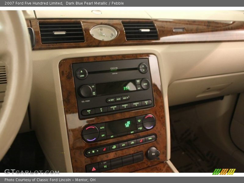 Dark Blue Pearl Metallic / Pebble 2007 Ford Five Hundred Limited