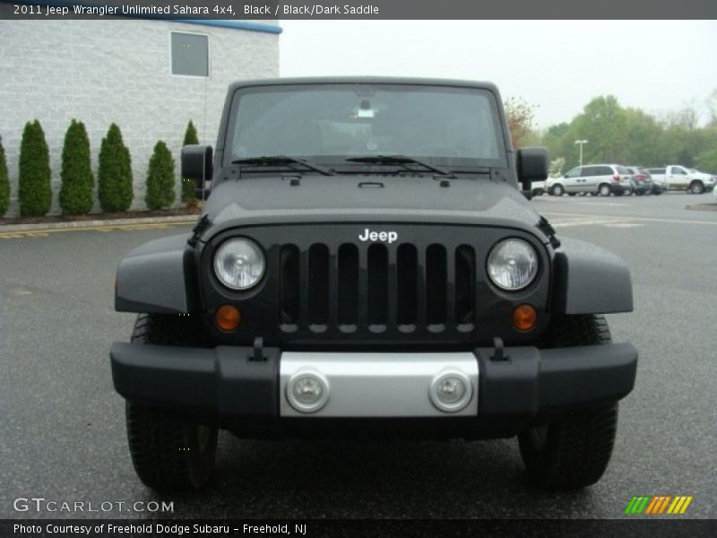 Black / Black/Dark Saddle 2011 Jeep Wrangler Unlimited Sahara 4x4
