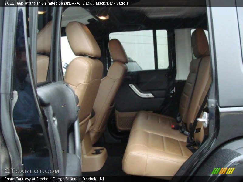 Black / Black/Dark Saddle 2011 Jeep Wrangler Unlimited Sahara 4x4