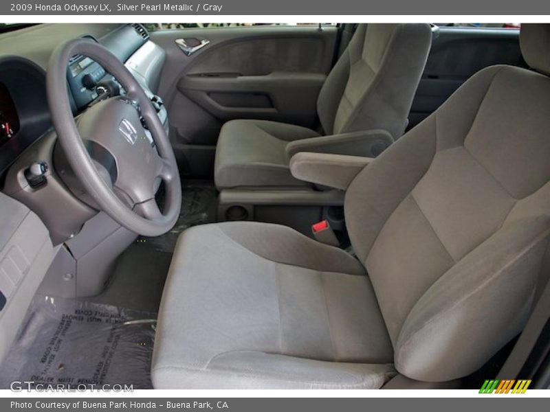 Silver Pearl Metallic / Gray 2009 Honda Odyssey LX