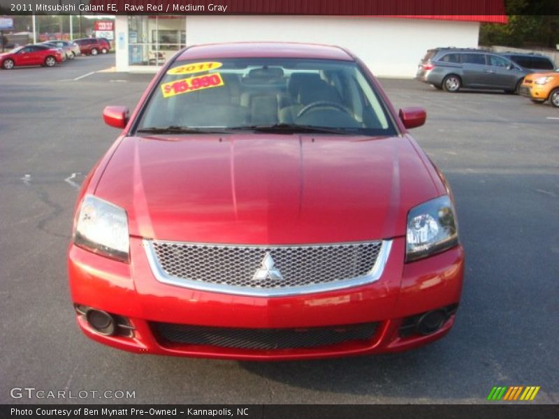 Rave Red / Medium Gray 2011 Mitsubishi Galant FE