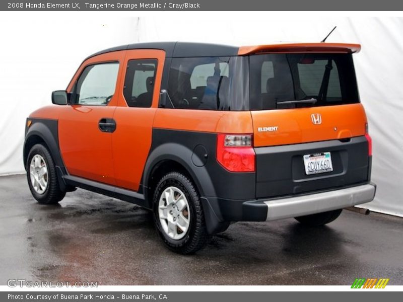 Tangerine Orange Metallic / Gray/Black 2008 Honda Element LX