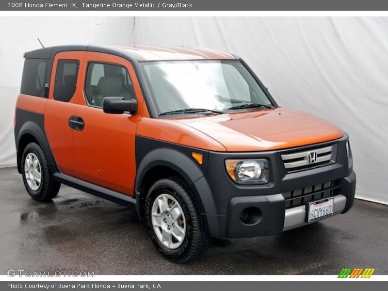 Tangerine Orange Metallic / Gray/Black 2008 Honda Element LX