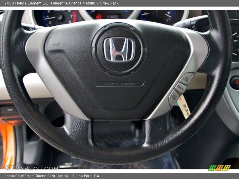 Tangerine Orange Metallic / Gray/Black 2008 Honda Element LX