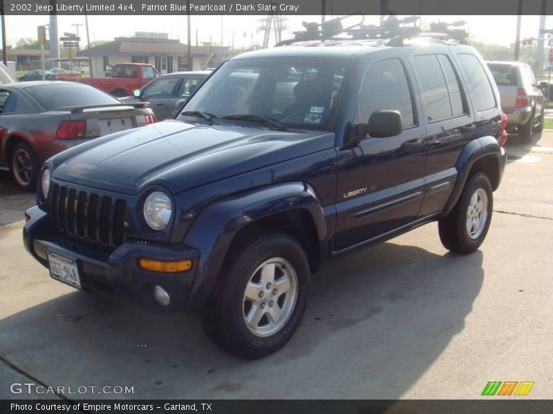 Patriot Blue Pearlcoat / Dark Slate Gray 2002 Jeep Liberty Limited 4x4