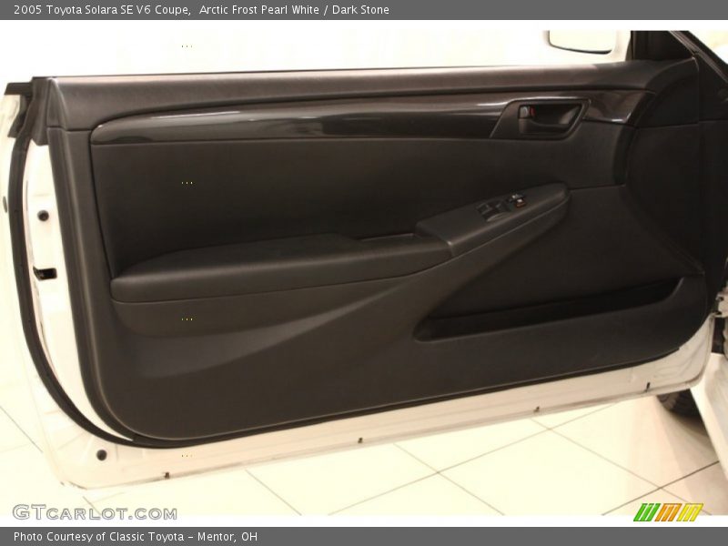 Arctic Frost Pearl White / Dark Stone 2005 Toyota Solara SE V6 Coupe
