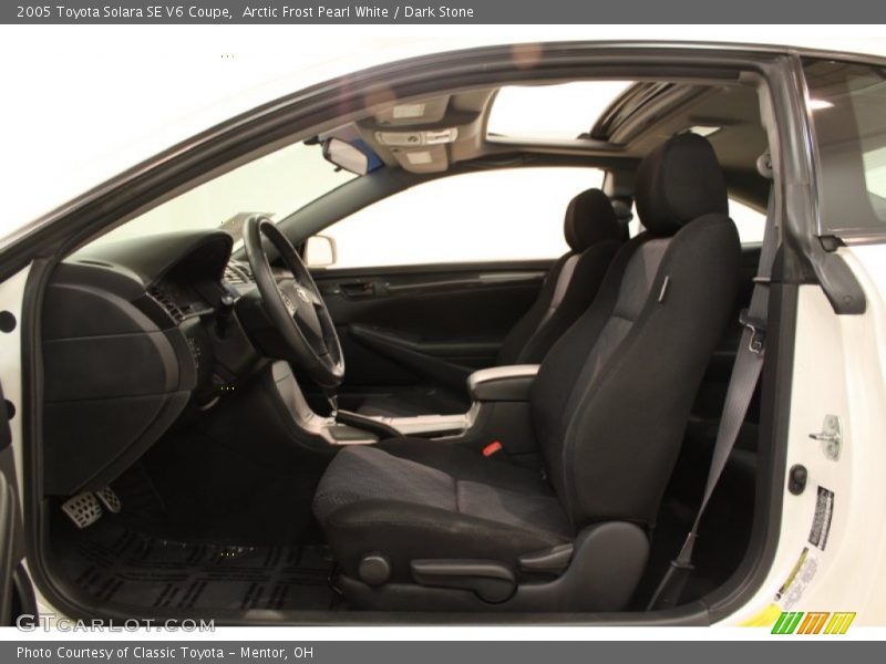 Arctic Frost Pearl White / Dark Stone 2005 Toyota Solara SE V6 Coupe