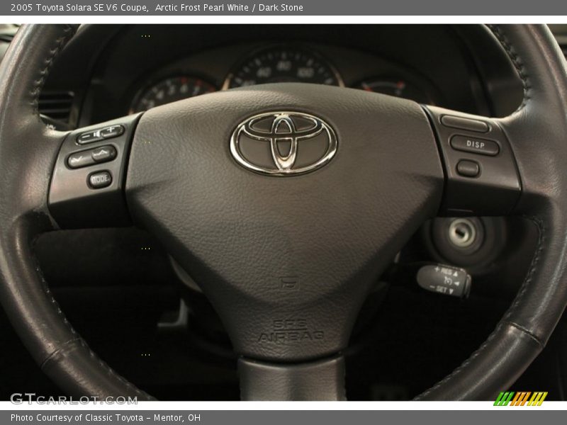 Arctic Frost Pearl White / Dark Stone 2005 Toyota Solara SE V6 Coupe