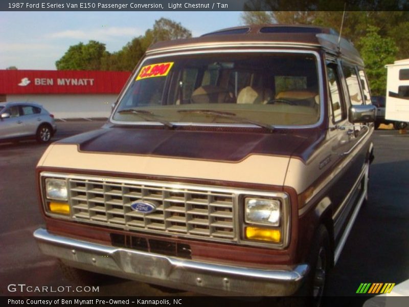Light Chestnut / Tan 1987 Ford E Series Van E150 Passenger Conversion