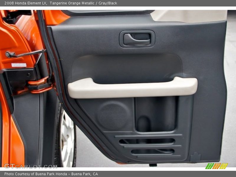 Tangerine Orange Metallic / Gray/Black 2008 Honda Element LX