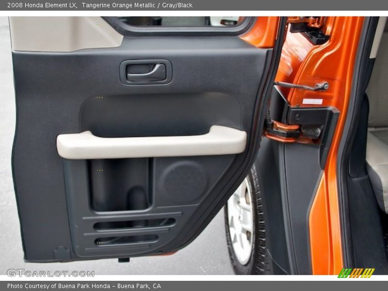 Tangerine Orange Metallic / Gray/Black 2008 Honda Element LX