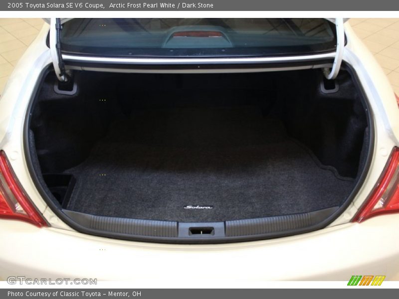 Arctic Frost Pearl White / Dark Stone 2005 Toyota Solara SE V6 Coupe