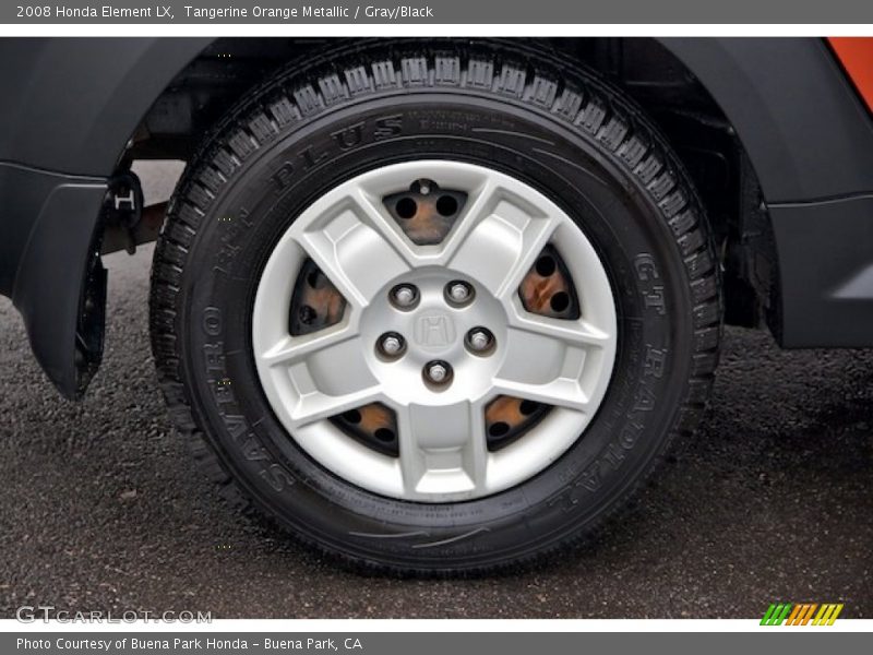Tangerine Orange Metallic / Gray/Black 2008 Honda Element LX