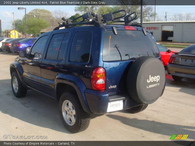 Patriot Blue Pearlcoat / Dark Slate Gray 2002 Jeep Liberty Limited 4x4