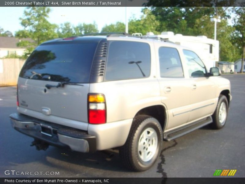 Silver Birch Metallic / Tan/Neutral 2006 Chevrolet Tahoe LT 4x4