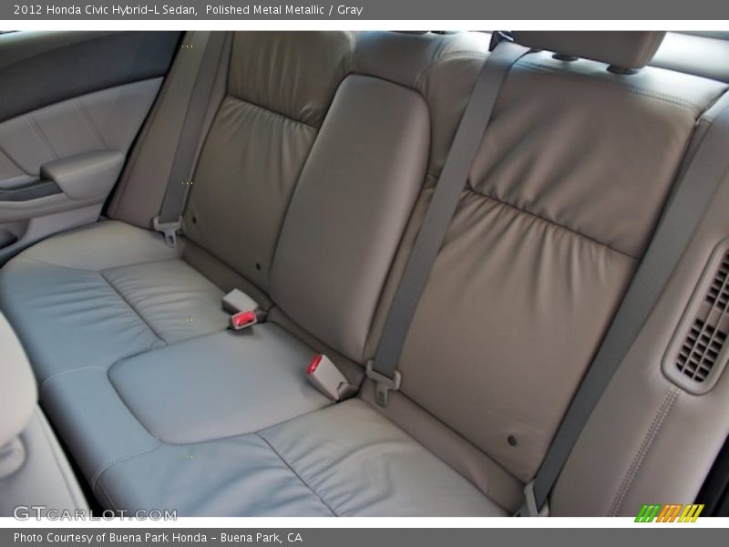  2012 Civic Hybrid-L Sedan Gray Interior