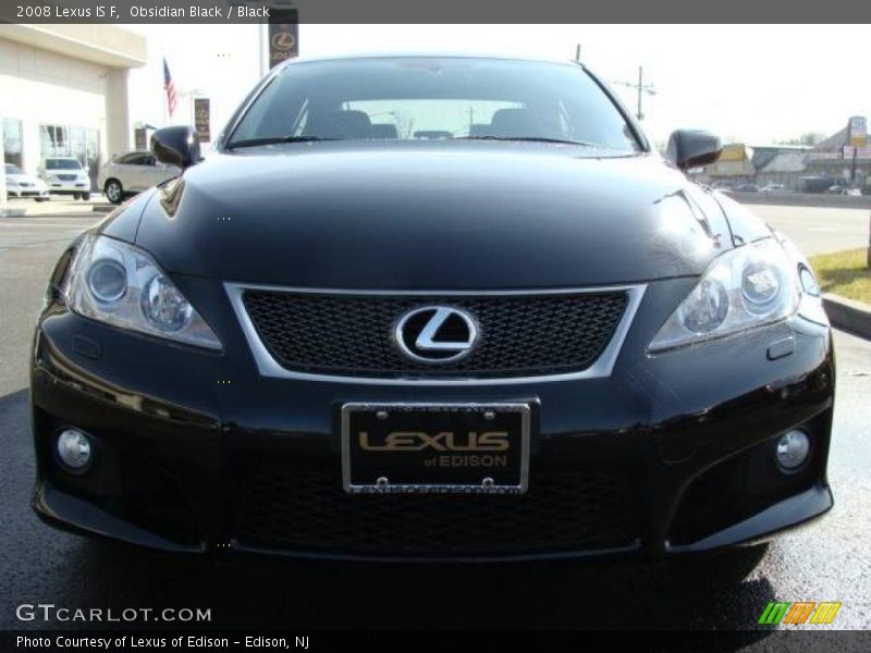 Obsidian Black / Black 2008 Lexus IS F