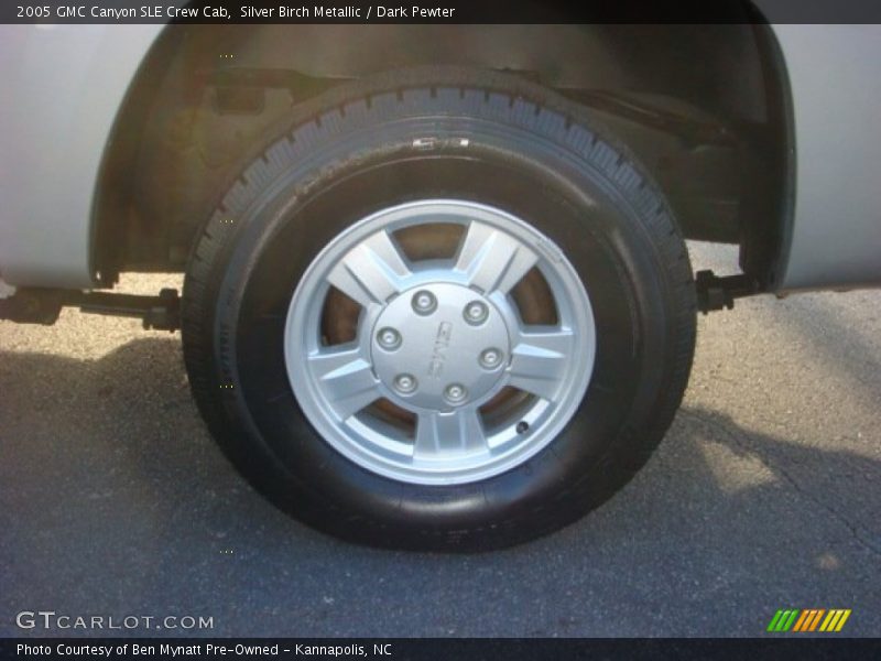 Silver Birch Metallic / Dark Pewter 2005 GMC Canyon SLE Crew Cab