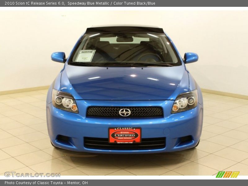 Speedway Blue Metallic / Color Tuned Black/Blue 2010 Scion tC Release Series 6.0