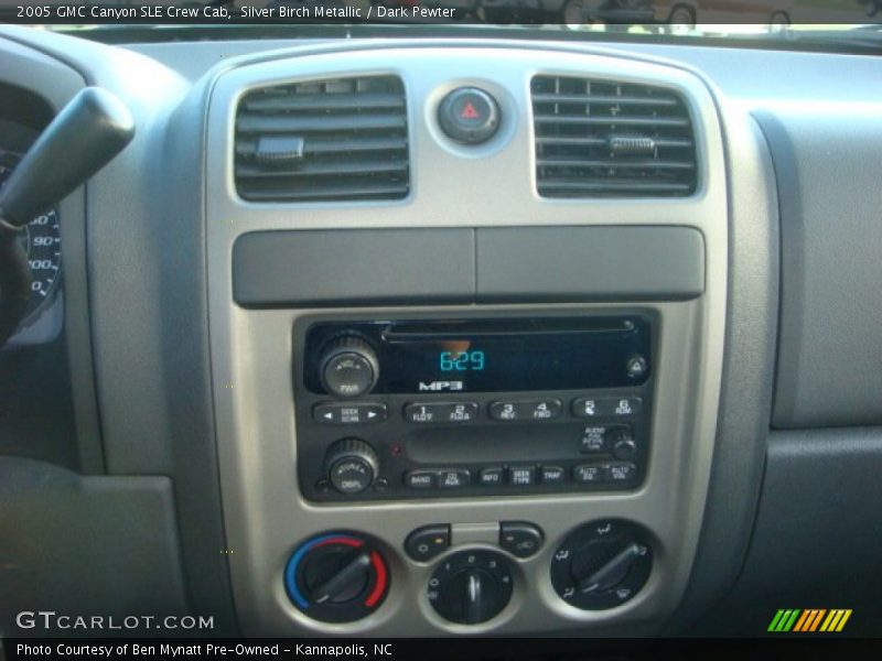 Silver Birch Metallic / Dark Pewter 2005 GMC Canyon SLE Crew Cab