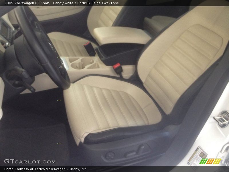 Candy White / Cornsilk Beige Two-Tone 2009 Volkswagen CC Sport