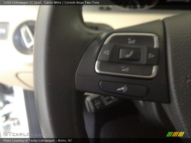 Candy White / Cornsilk Beige Two-Tone 2009 Volkswagen CC Sport