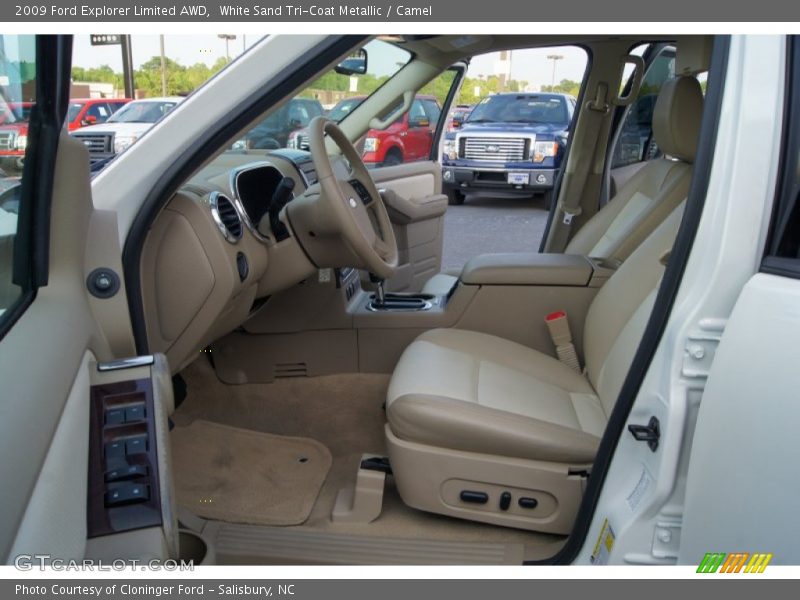  2009 Explorer Limited AWD Camel Interior