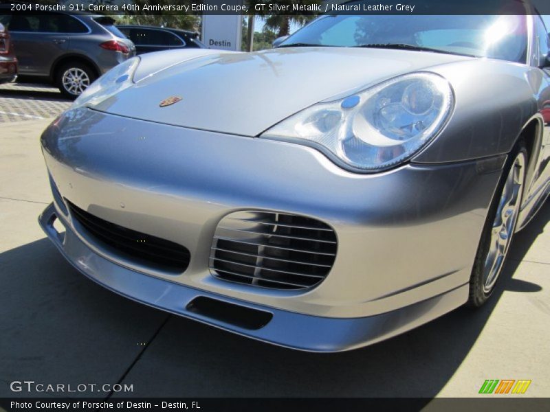 GT Silver Metallic / Natural Leather Grey 2004 Porsche 911 Carrera 40th Anniversary Edition Coupe