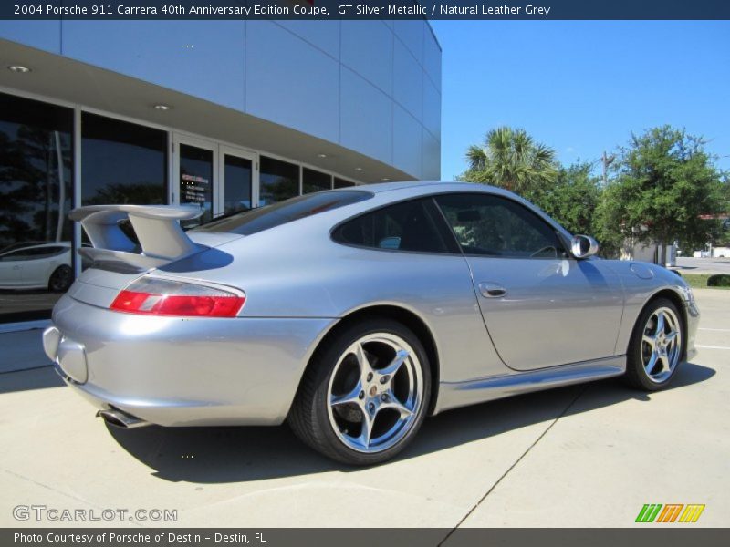 GT Silver Metallic / Natural Leather Grey 2004 Porsche 911 Carrera 40th Anniversary Edition Coupe