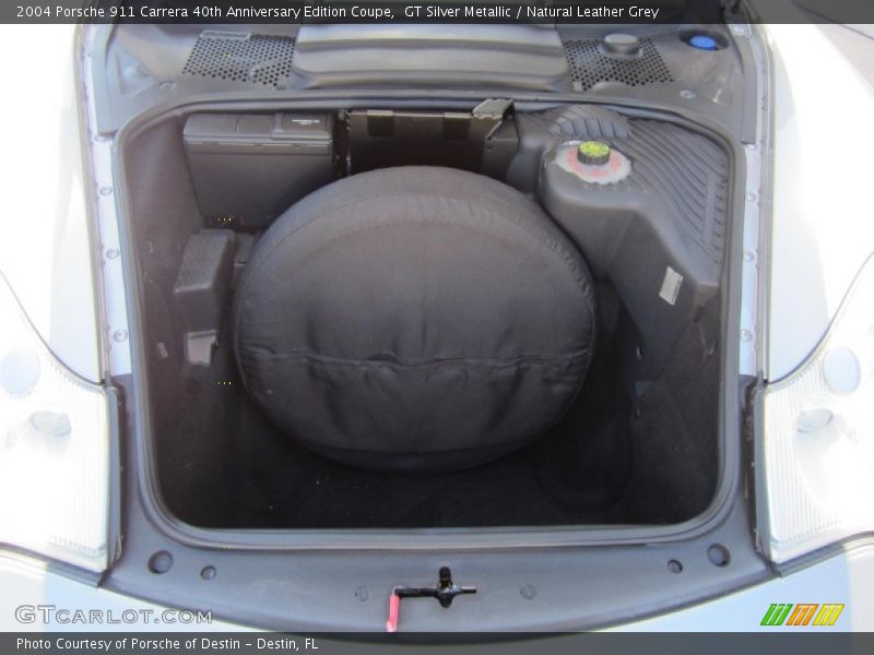 GT Silver Metallic / Natural Leather Grey 2004 Porsche 911 Carrera 40th Anniversary Edition Coupe