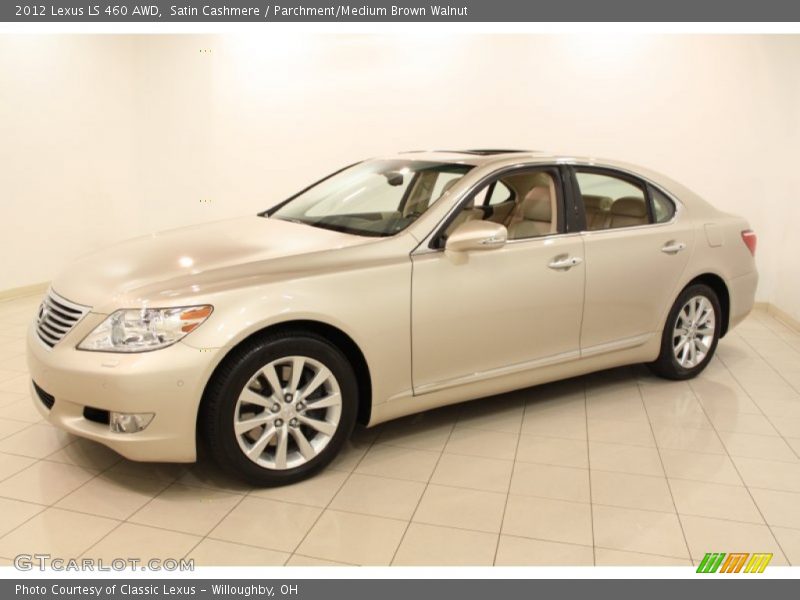Satin Cashmere / Parchment/Medium Brown Walnut 2012 Lexus LS 460 AWD