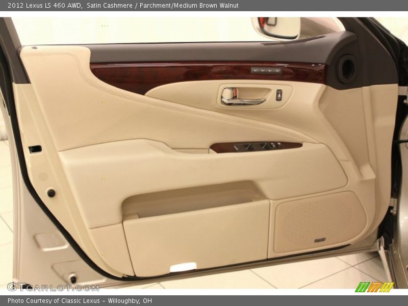 Satin Cashmere / Parchment/Medium Brown Walnut 2012 Lexus LS 460 AWD