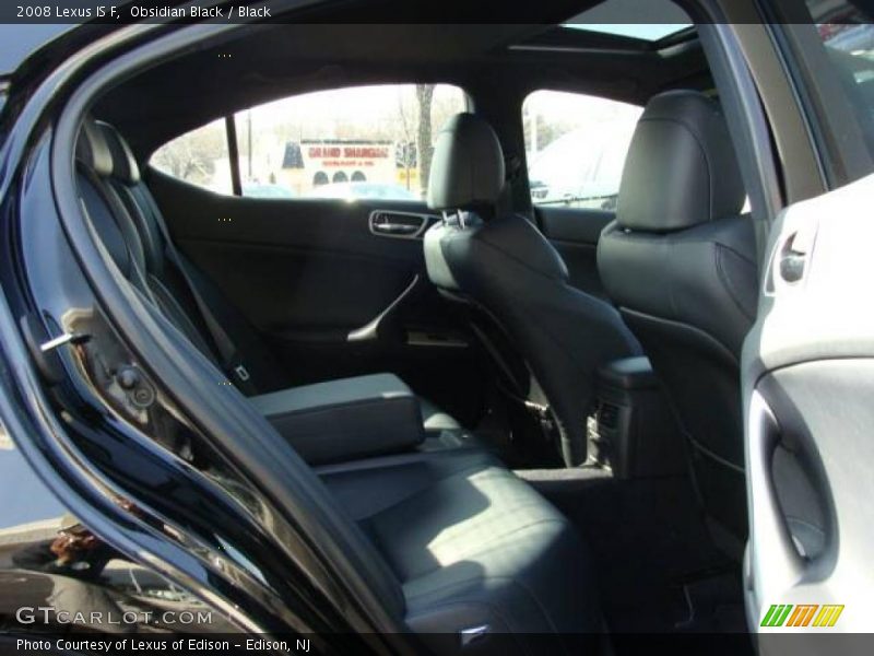 Obsidian Black / Black 2008 Lexus IS F
