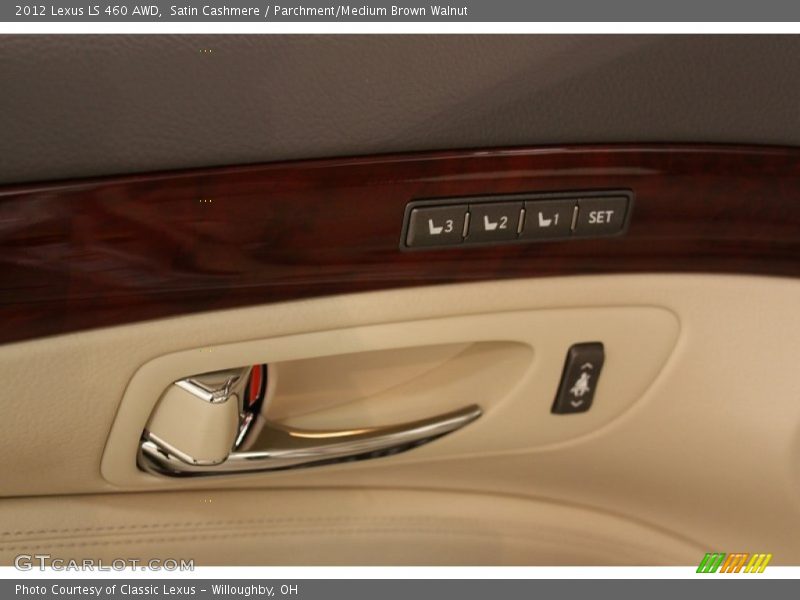 Satin Cashmere / Parchment/Medium Brown Walnut 2012 Lexus LS 460 AWD