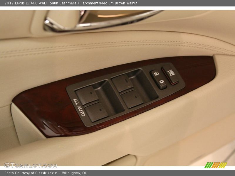 Satin Cashmere / Parchment/Medium Brown Walnut 2012 Lexus LS 460 AWD