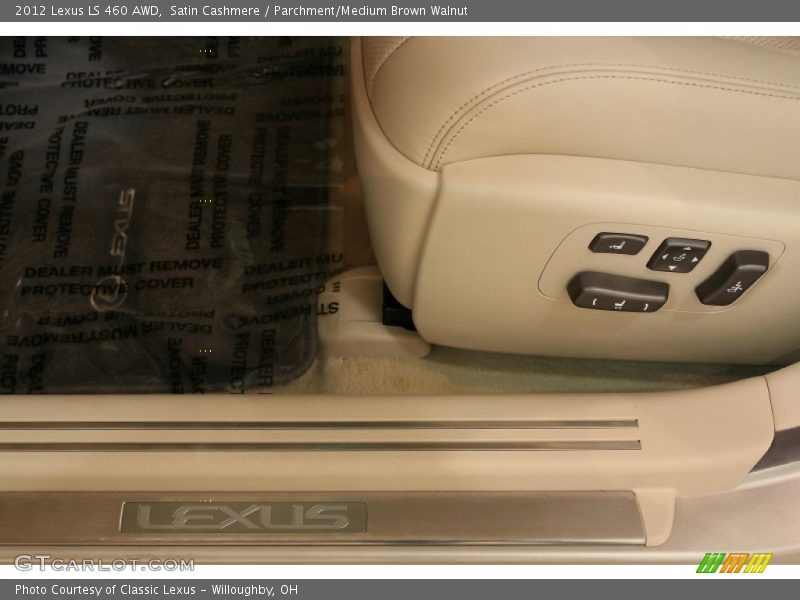 Satin Cashmere / Parchment/Medium Brown Walnut 2012 Lexus LS 460 AWD