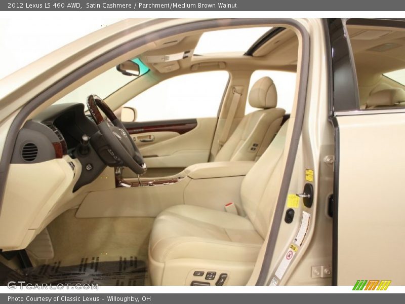 Satin Cashmere / Parchment/Medium Brown Walnut 2012 Lexus LS 460 AWD