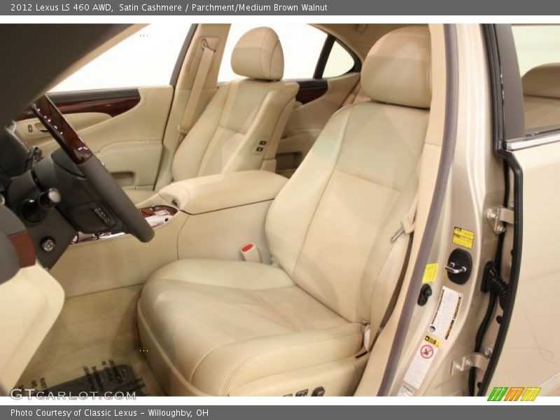 Satin Cashmere / Parchment/Medium Brown Walnut 2012 Lexus LS 460 AWD